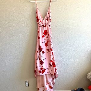 Layered With Love- Pink floral dress